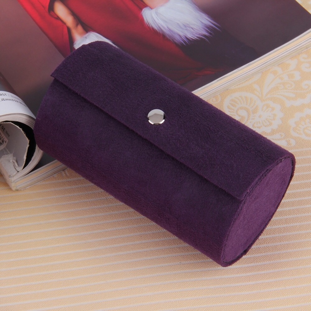💜NWT Purple Accordion Style Jewelry Case